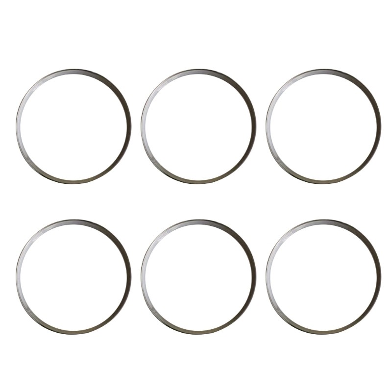 6Pcs Professional Stainless Steel Cake Mold Rings for Home Bakers and Chefs gallery