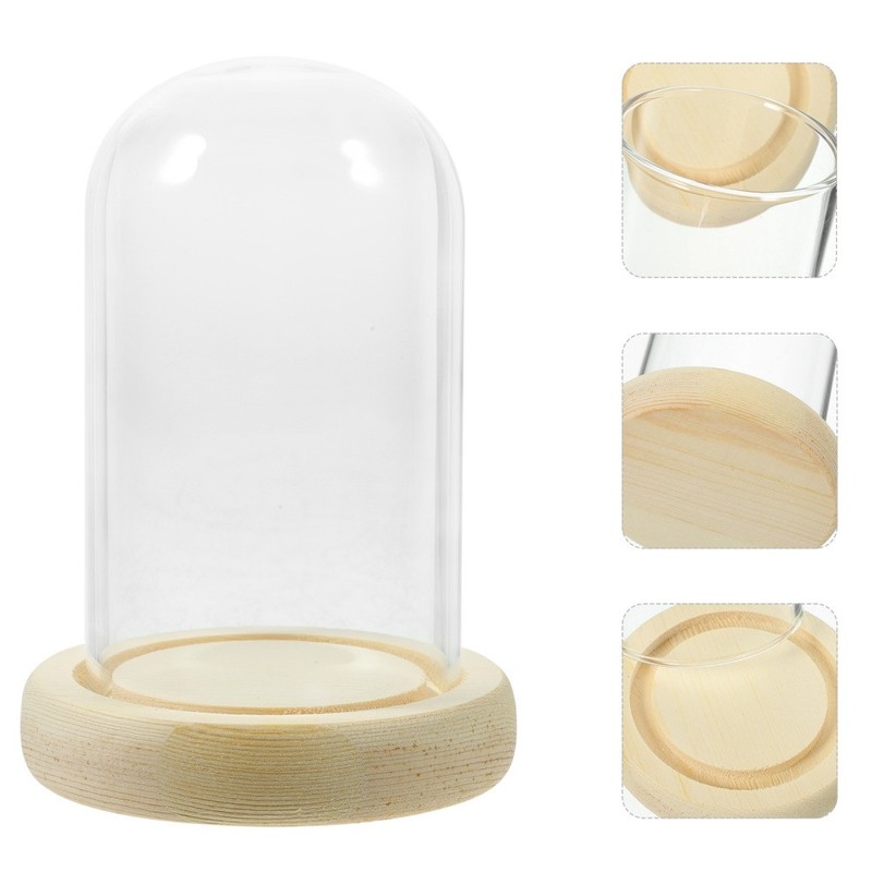 Food Cloche Candy Domes for Crafts Dessert Display Cover Cake Stand Glass gallery