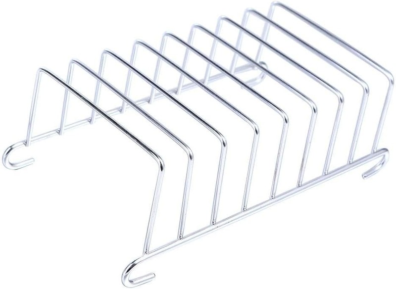 Toast Bread Rack Holder, Stainless Steel 8 Slice Holes Toast Bread Rack,