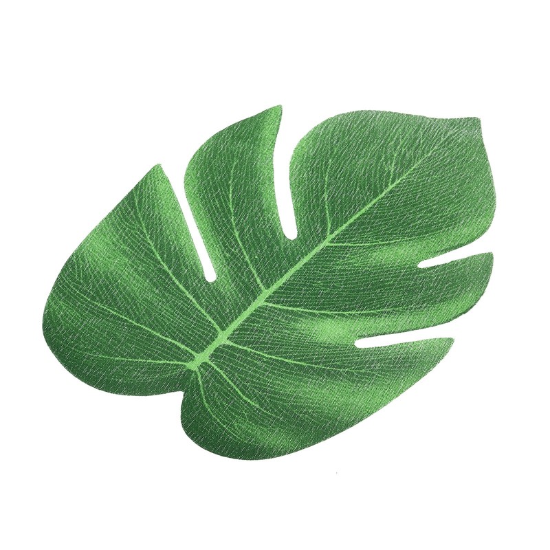 6" Green Palm Leaves 50 Pack Artificial Palm Leaves Faux Palm Fronds, Style 16 gallery