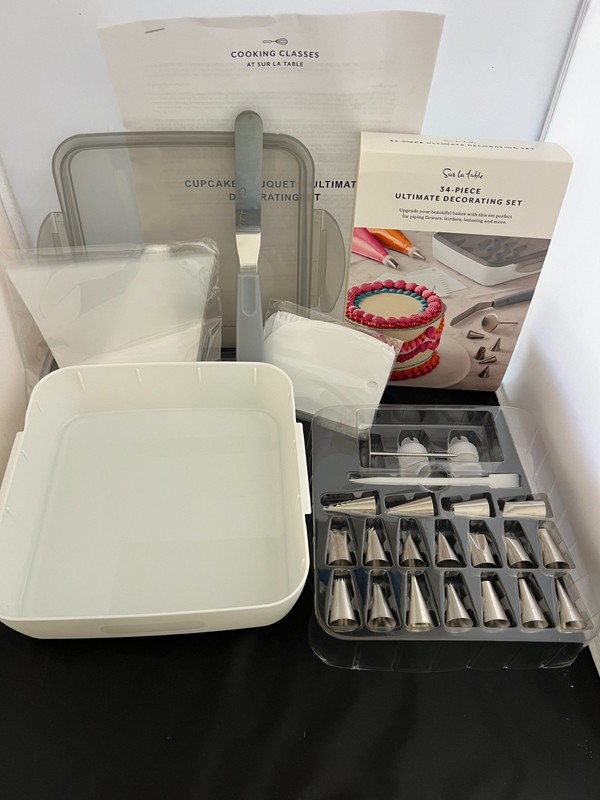 Sur la table 34 piece ultimate decorating set for cakes, cupcakes & cookies gallery