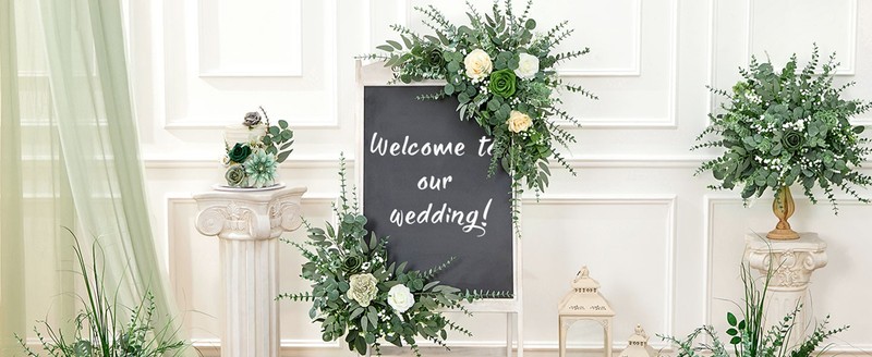 300Pcs 5 Kind Mixed Greenery Eucalyptus Stems Bulk for Wedding Decor, gallery