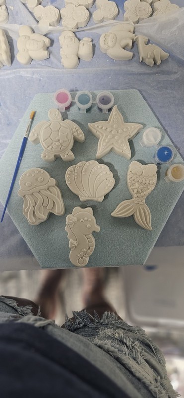 Paintable Under The Sea Life Set