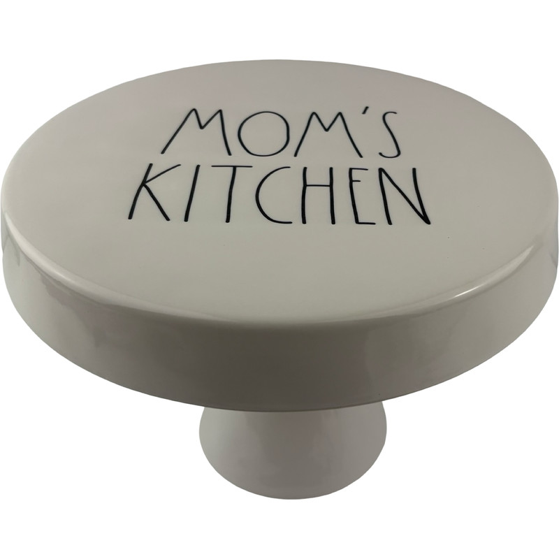 Rae Dunn by Magenta MOM’S KITCHEN Cake Stand Pastry Display 9.75″ X 7″ Farmhouse
