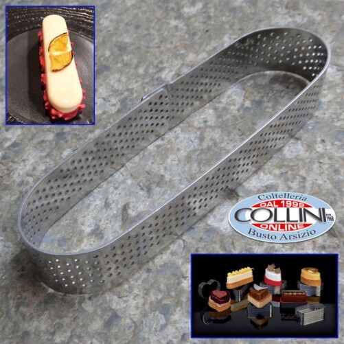 Pavoni - Band Stainless Micropore Single Portion Oval - Dim. 78 x 1 7/16in Xh gallery