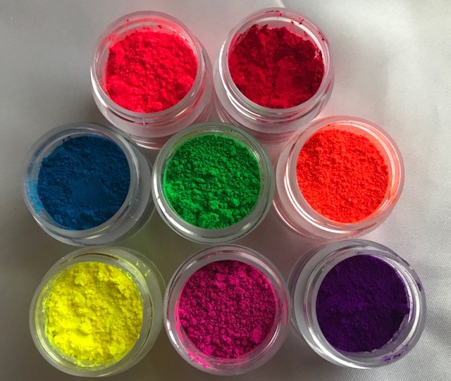 Edible FLUORESCENT NEON LUMINOUS SET (8) Petal Dust Cake gallery