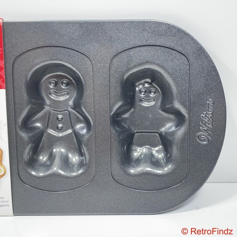 Wilton Gingerbread Family Shaped Cookie 6 Cavity Pan #6933 - New/Sealed gallery
