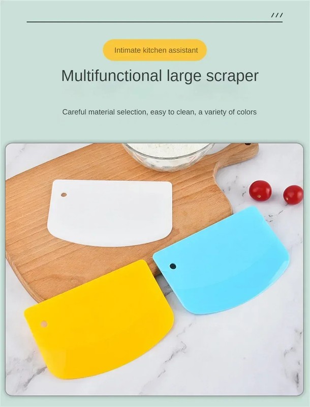 Plastic Dough Weight Cutter Cookie Fondant Bread Pizza Tools Spatula for Cake. gallery