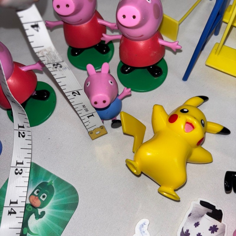 Mixed Lot | Cake Toppers | Cake Decor: Peppa Pig Pikachu Minion PJ Mask Pokemon gallery