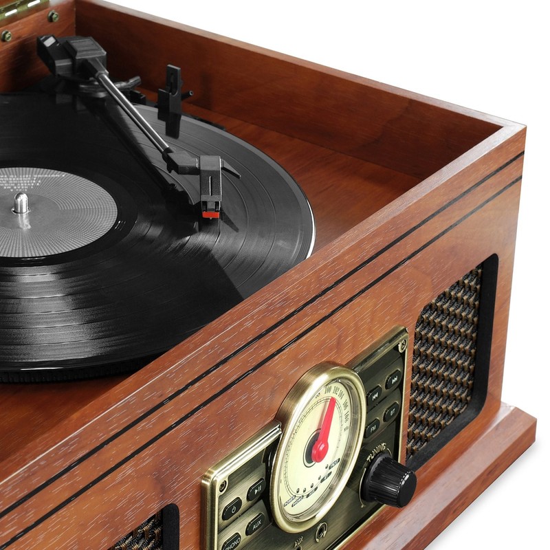 Victrola Vta-250B-Mah 4-In-1 Nostalgic Bluetooth Record Player 3-Speed gallery