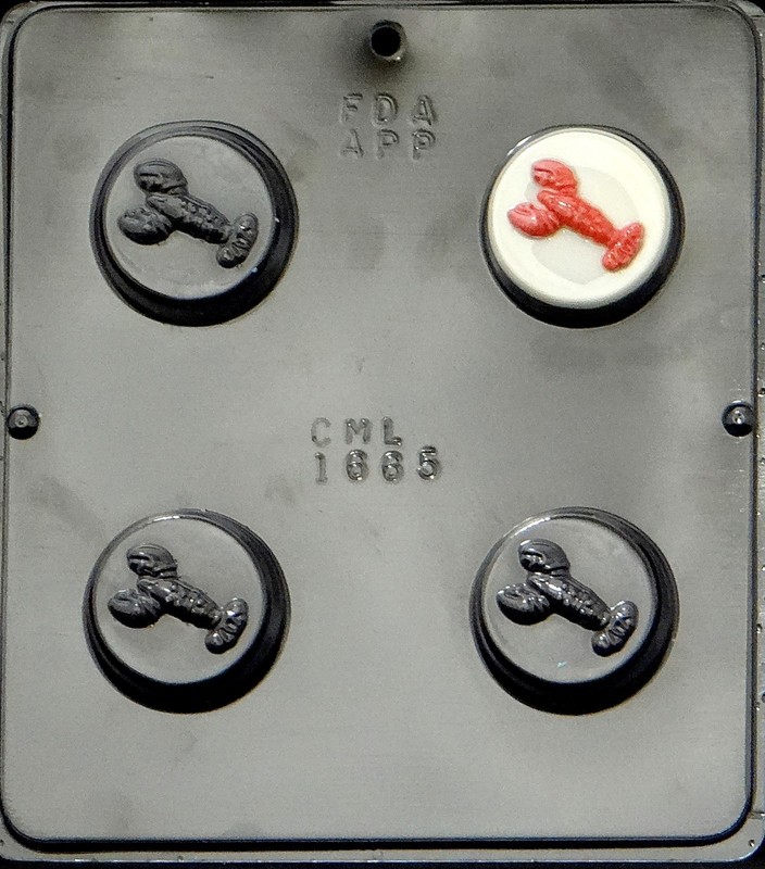 Lobster Cookie Sandwich Chocolate Candy Mold 1665 NEW