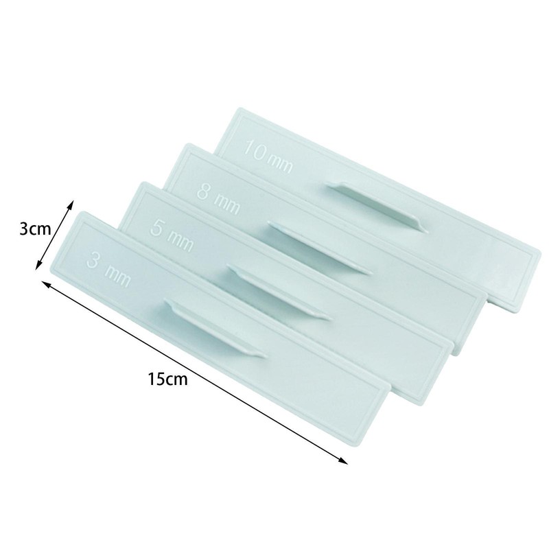 8 Pieces Cake Baking Measure Butter Measuring Ruler for Biscuit Cake Fondant gallery