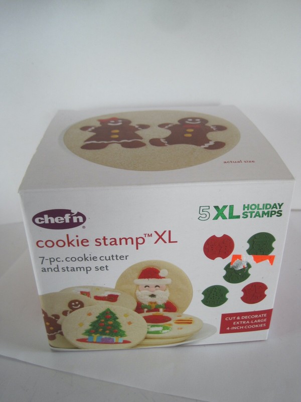 Chef'n Cookie Stamp 5XL Christmas Holiday NIB gallery