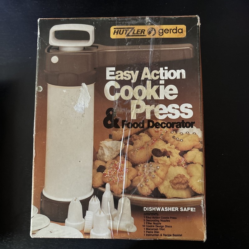 Hutzler-Gerda 1983 Easy Action Cookie Press & Food Decorator, West Germany 695