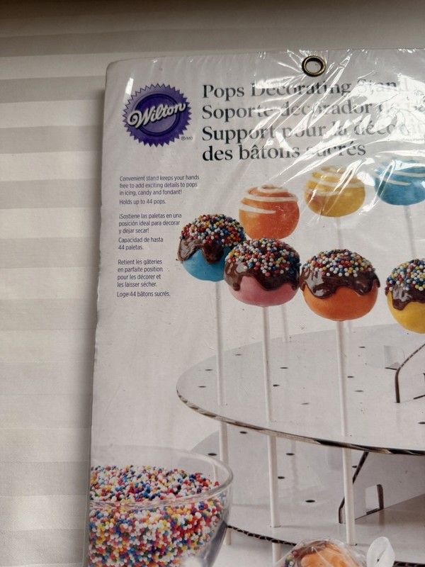 Wilton Cake Pop Decorating Stand or Display Stand Holds up to 44 Cake Pops NEW gallery