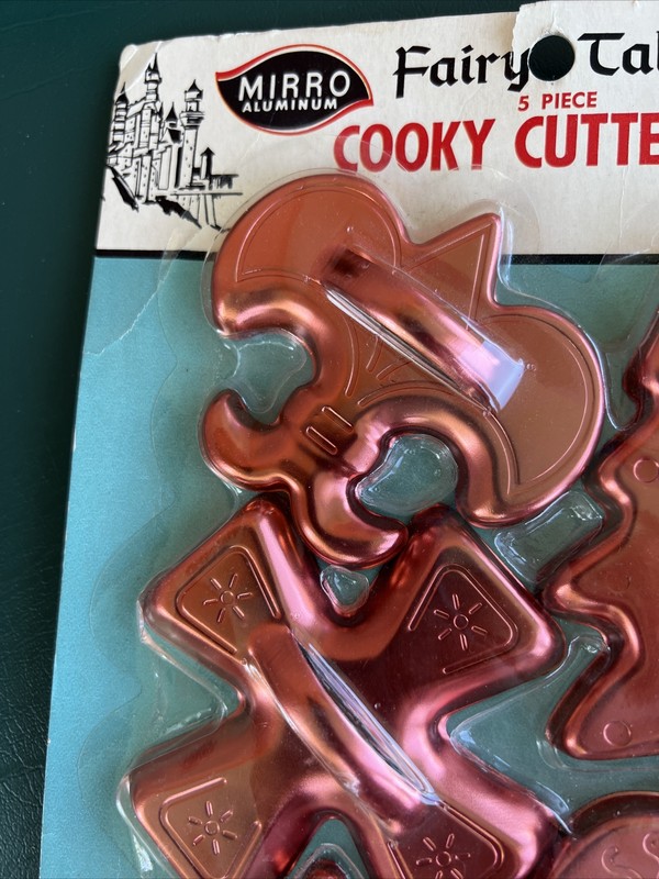 NIP NOS 5 pc set Mirro Cooky Cutters, Fairy Tale, Crown, Lion, Cookie Cutters gallery