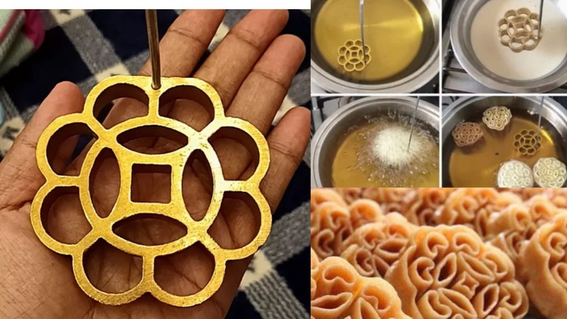 ROSETTE COOKIES HONEYCOMB ACHU MOULD | KUIH LOYANG FLOWER/STAR | FREE SHIPPING gallery