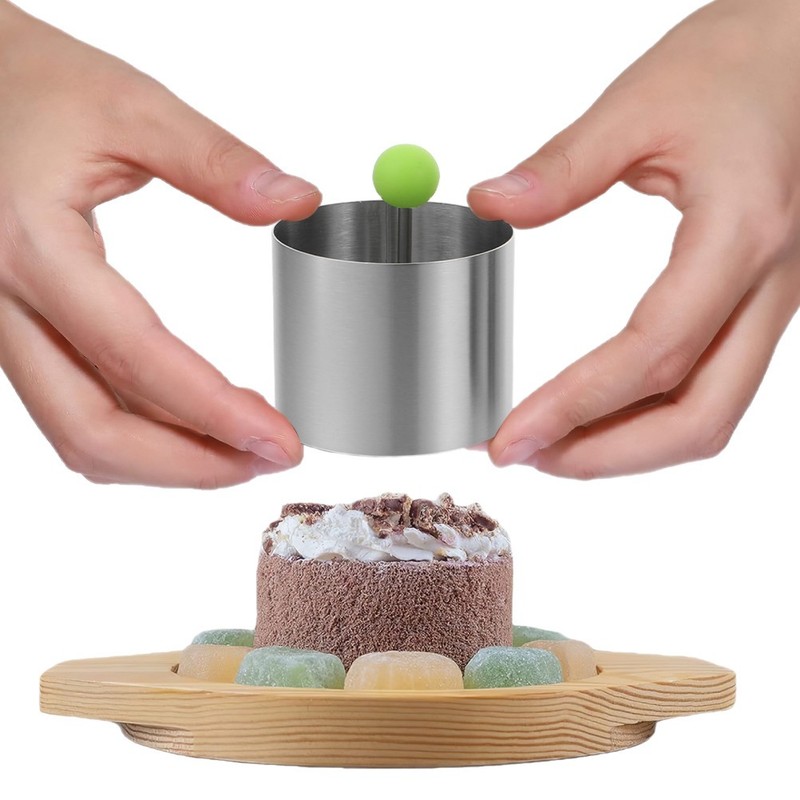 3 Pcs Circle Mousse Mold Cooking Cake Food Molds for Plating gallery