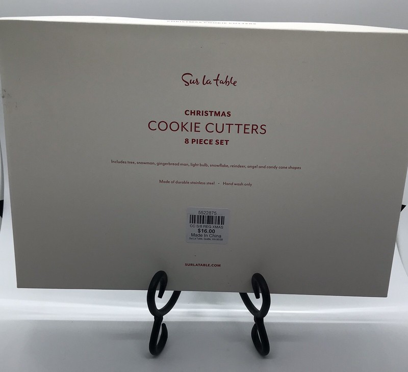 Sur La Table Christmas Cookie Cutters 8 piece Set NEW with Tags gallery