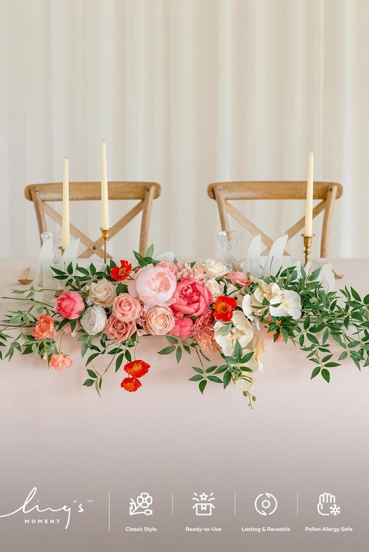 Ling'S Moment Lings Moment 6Ft Rosa Banksiae Artificial Garland Silk Laurel gallery