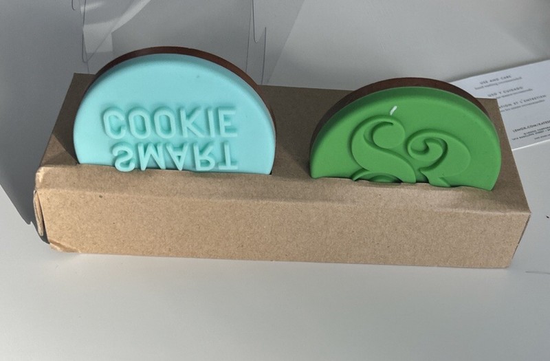 Kate Spade NY Cookie Press ~ One Smart Cookie ~ Wooden & Silicone Presses NIB gallery