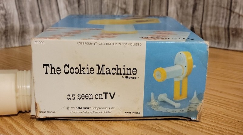 Vintage The Cookie Machine 1976 by Ronco as seen on TV cordless NEW (I) gallery