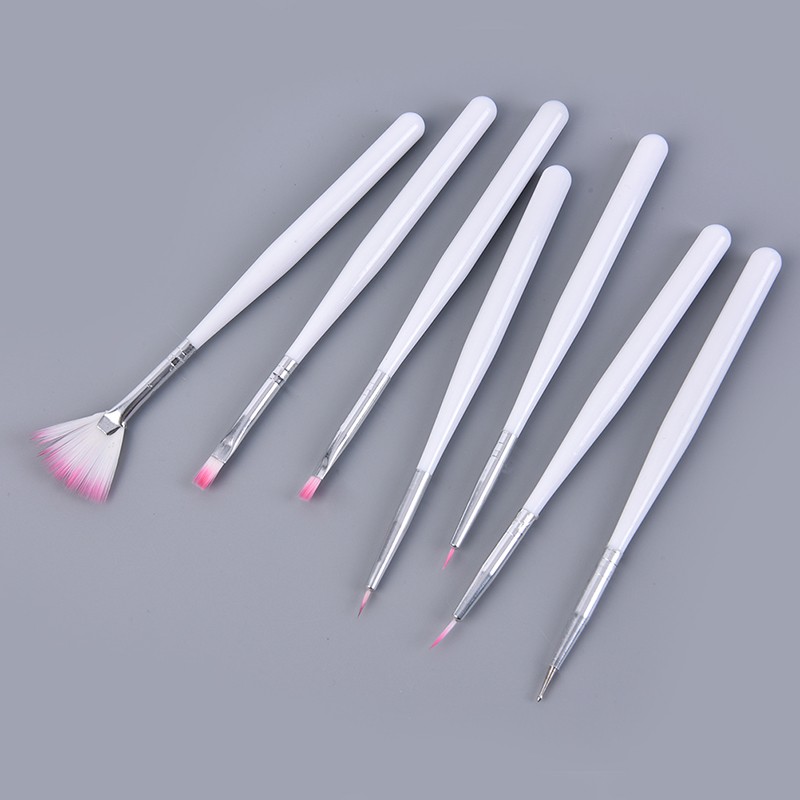 7pcs Cake Icing Decorating Painting Brush Fondant Dusting Sugarcraft DIY Tool; gallery