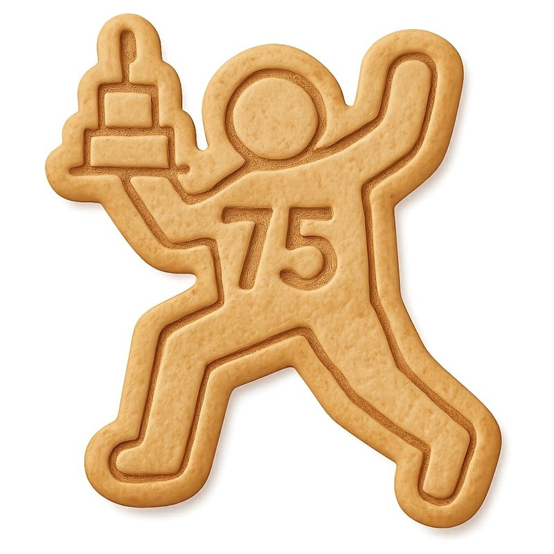 Super 75 Dynamic Pose Cookie Cutter & Stamp, Fondant & Clay – 4×4″