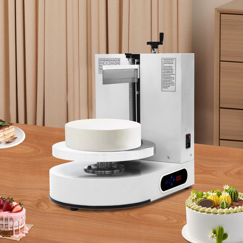4-12 in Electric Cake Cream Spreading Coating Machine Cake Cream Decorating NEW gallery