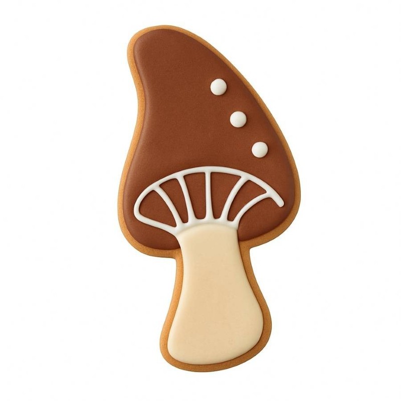 Morel Mushroom 4'' Cookie Cutter Metal Whimsical Woodland Farmers Market gallery