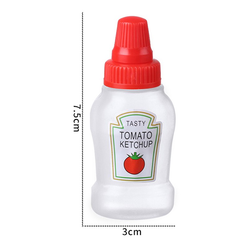 Mini Portable Small Sauce Container Tomato Gravy Salad Dressing Oil Bottle gallery