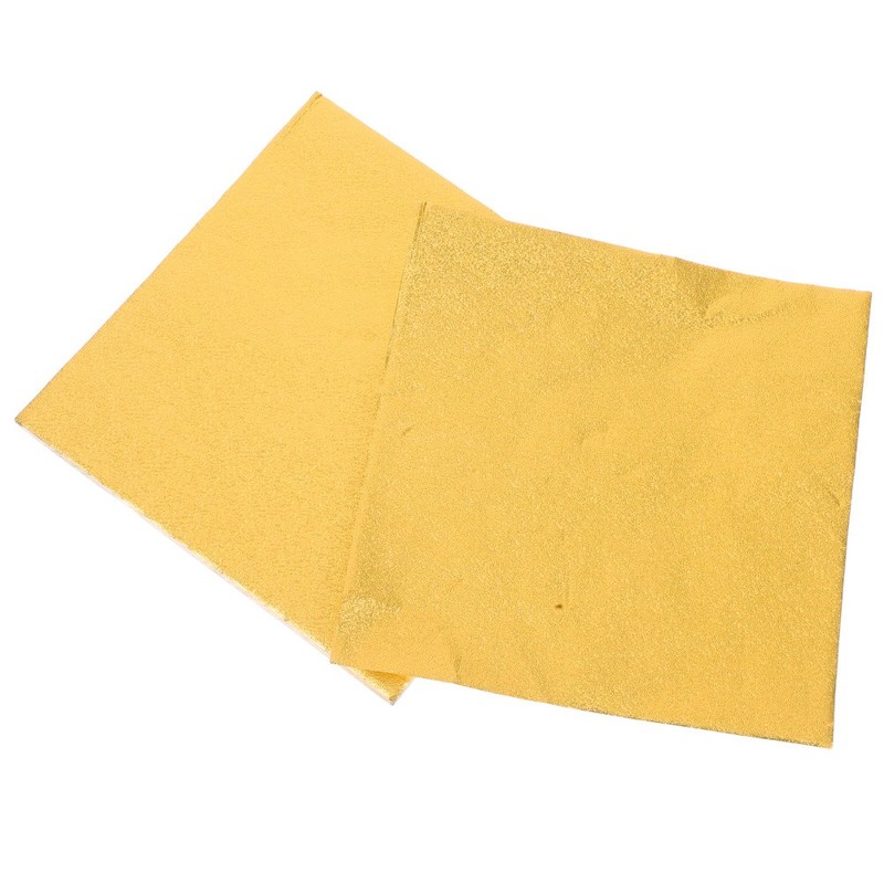 100 Pcs Gold Foil Sheets Chocolate Wrapping Paper Candy Tin Wrappers