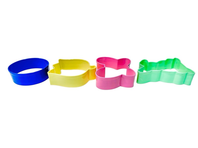 Wilton Easter Spring Stainless Cookie Cutter Set 4 Tulip Butterfly Egg Bunny gallery