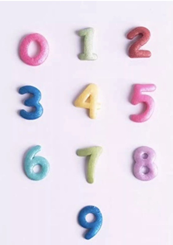 ChocoMaker Number 0 Sugar Shapes (Edible Bakery Sprinkles) .75 Oz 2 Packs gallery