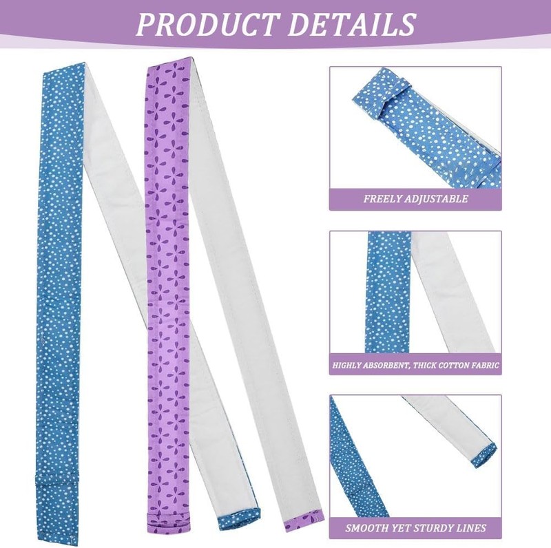 Baking Strips 2pcs Cake Pan Dampen Strips Absorbent Thick Cotton Cake Even gallery