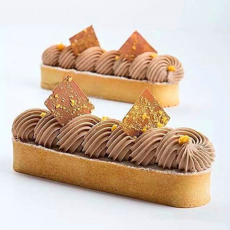 Geometric Metal Cookie Cutter Rectangular Mousse Cake Mold Circle Biscuit Cutter gallery