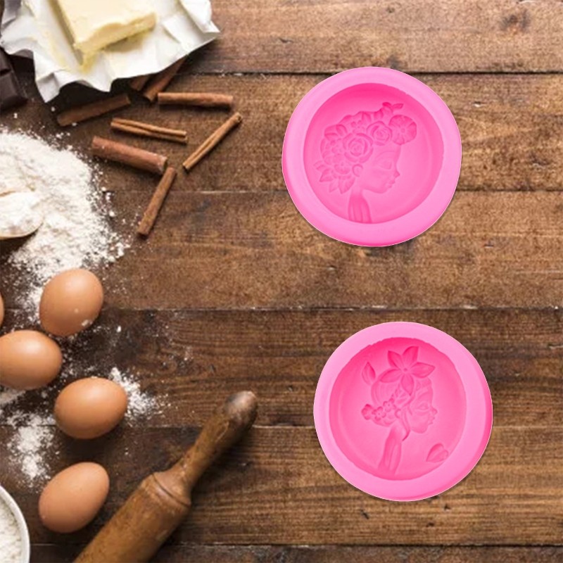 3D Fondant Mold Little Girl Shaped Chocolate Mold Professional Baking Tools gallery