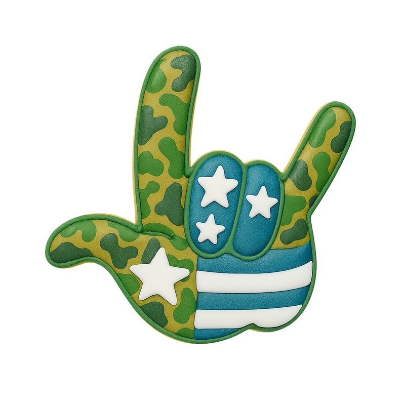I Love You Hand Sign Cookie Cutter 4x3.8" for Baking Fondant Clay Gifts Kitchen gallery