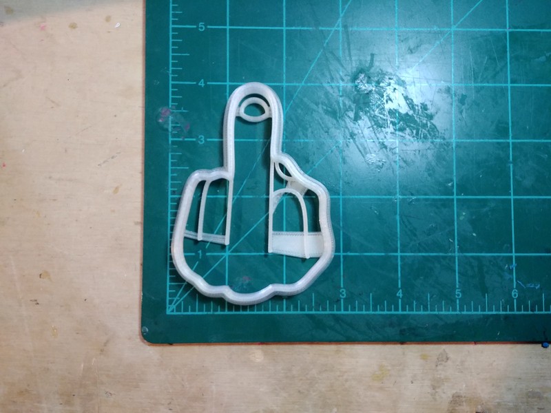 Middle Finger Cookie cutter / Lord Nermal Cookie Cutters gallery
