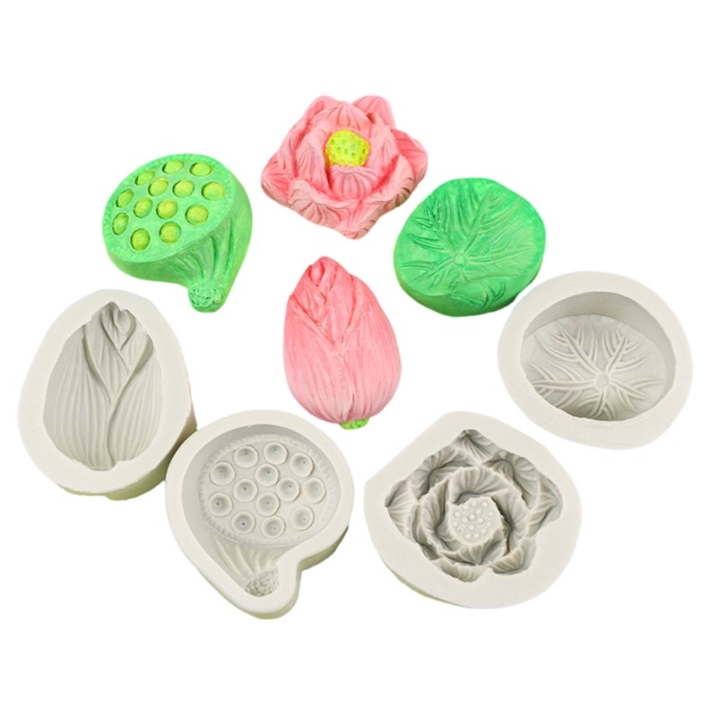 Creative Baking Essential Silicone Lotuses Mold for Artistic Dessert gallery