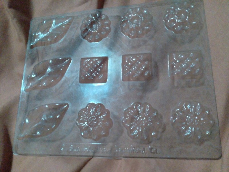 candy chocolate molds lot of 3 Sun Hill Ind Chocolate Factory. Leaves Flowers gallery