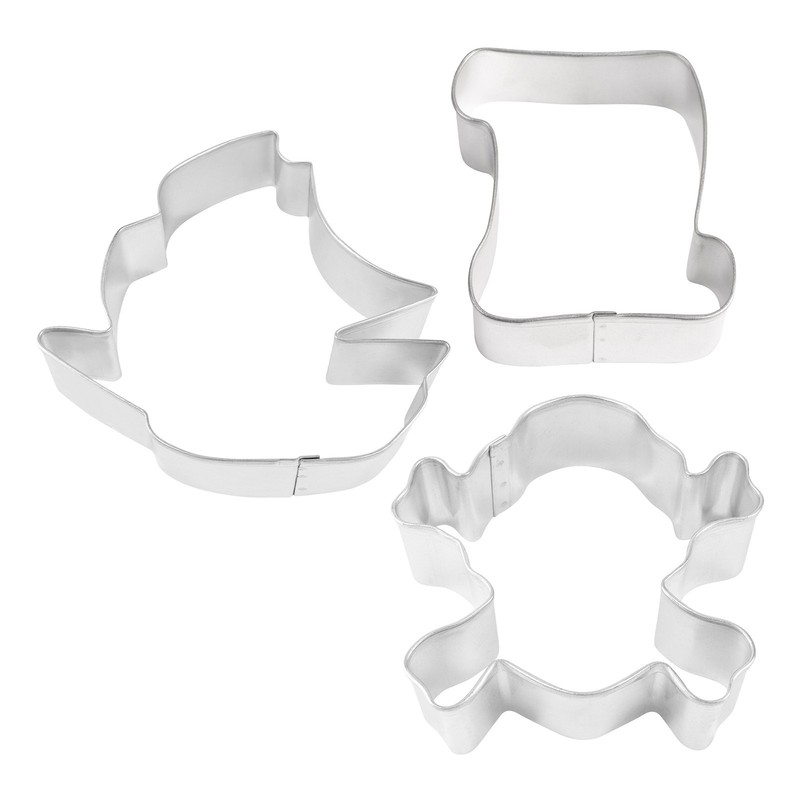 R&M International Pirate 3 Piece Cookie Cutter Set gallery