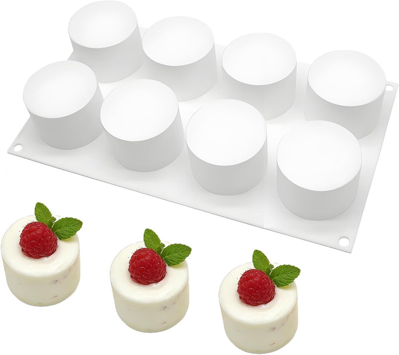 15-Cavity Silicone Spiral Molds, 3D Cone Onion Shaped Baking Molds for Mousse, C