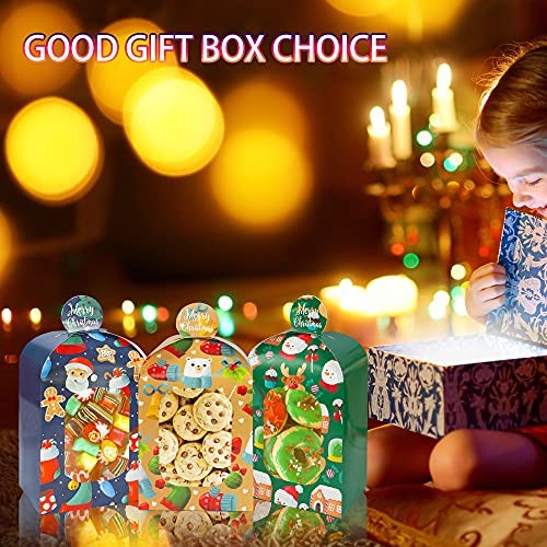Christmas Cookie Boxes, 18 Pcs with 3 Different Design Patterns, 3D Xmas gallery