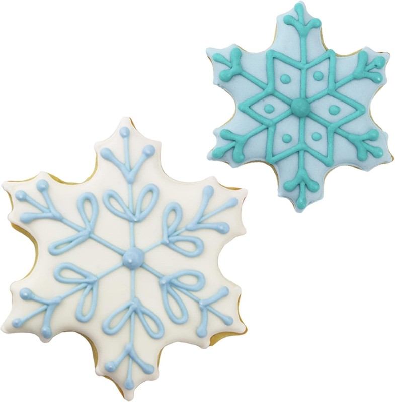 Ann Clark 2-Piece Snowflake Cookie Cutters Set, 2.5” & 3.25”, Alloy Steel gallery