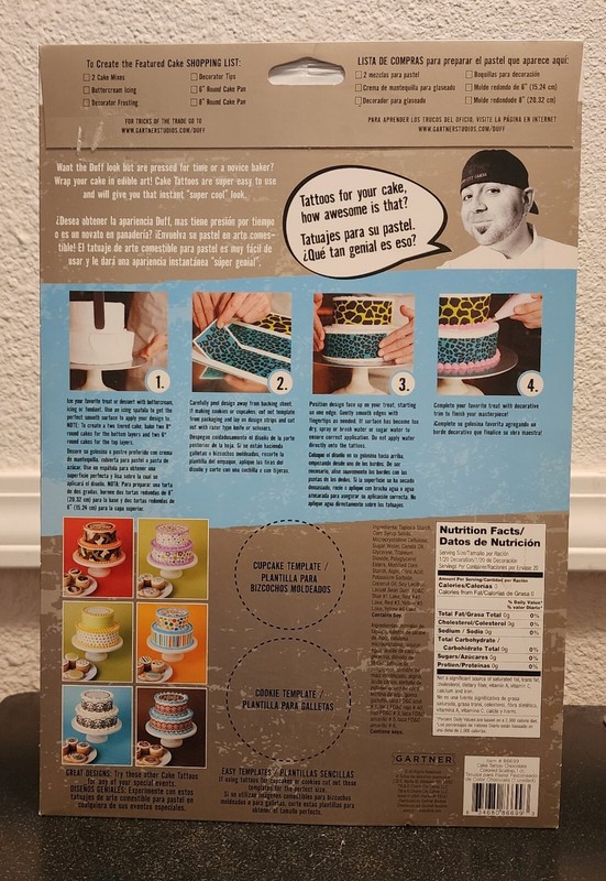 Gartner Studios Duff Goldman Edible Cake Tattoo Art 2011 gallery