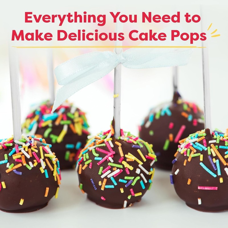 Baketivity DIY Cake Pop Baking Kit for Kids - Premeasured Ingredients, Decoratin gallery