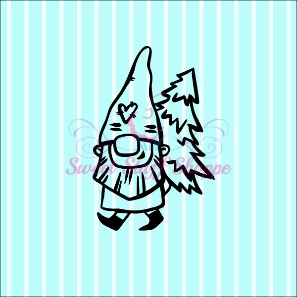PYO Silk Screen Cookie Stencil, CUTE GNOME, Sweet Stuff Shoppe