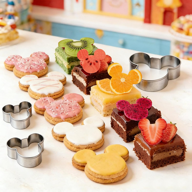 Mouse Cookie Cutter Sandwich Cutters for Kids DIY Lunchbox Bento Box Fruit Cutte gallery