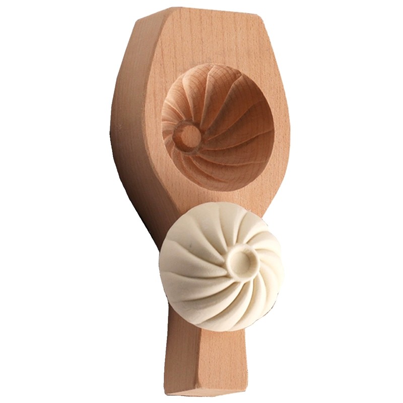 Solid Wood Steamed Bread Mold Pasta Bag Steamed Stuffed Bun Pastry Mold gallery